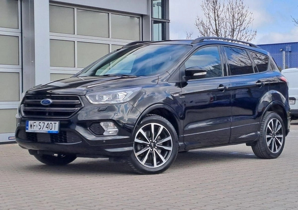 Ford Kuga cena 109900 przebieg: 62928, rok produkcji 2019 z Warszawa małe 407